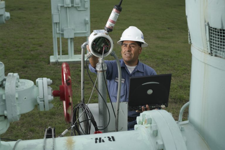 male working on pipe