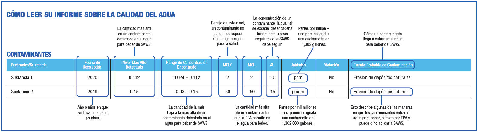 example report spanish