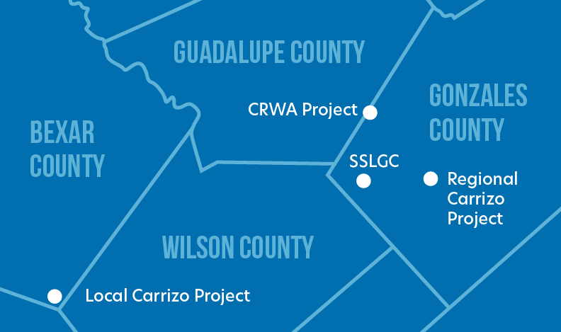 Carrizo projects map