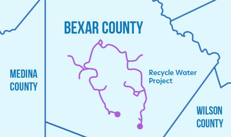 Recycle Water Project map