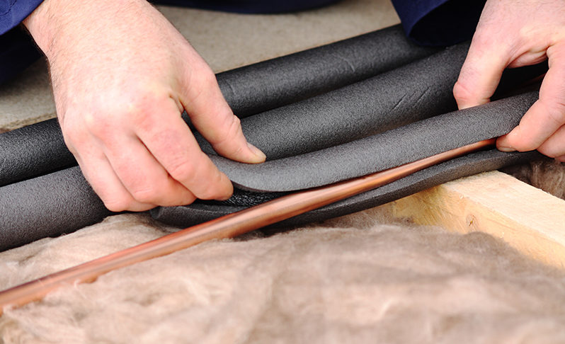 copper pipe insulation cover