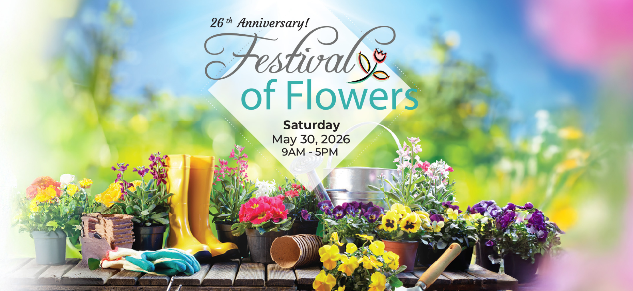 festival of flowers banner