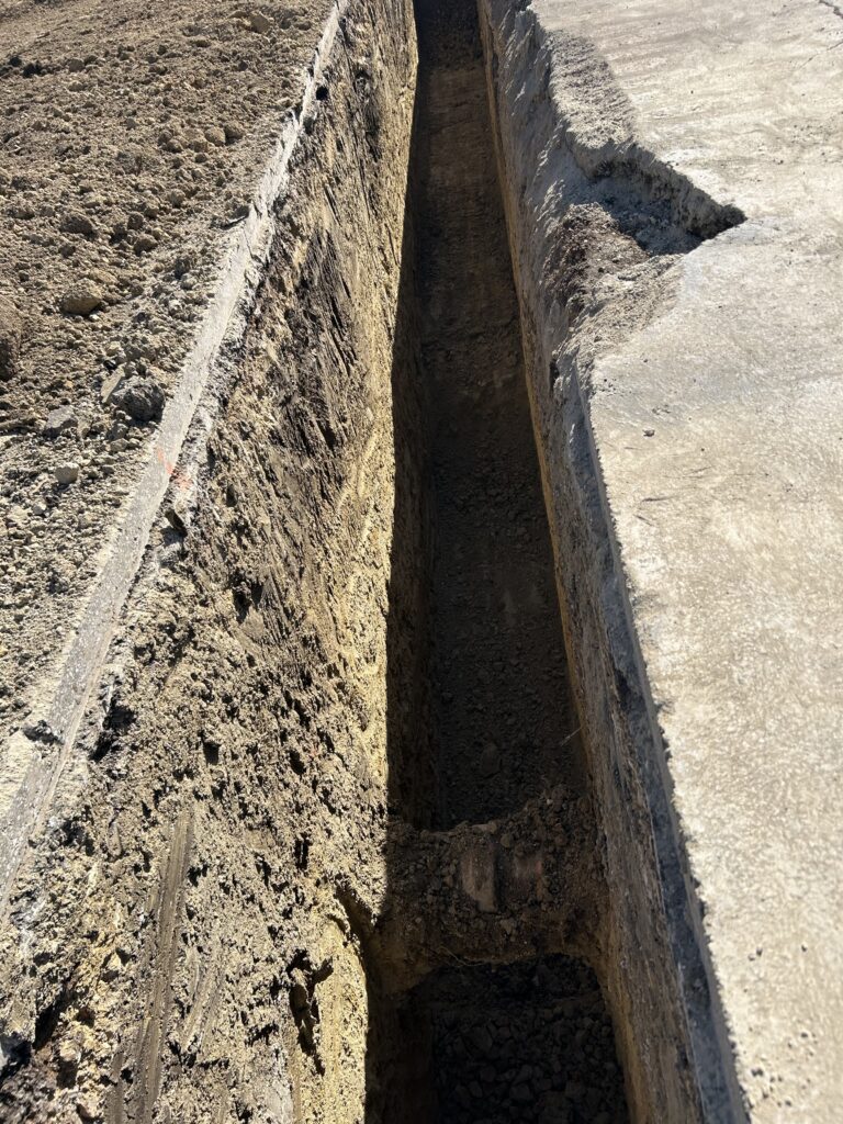 Trench work