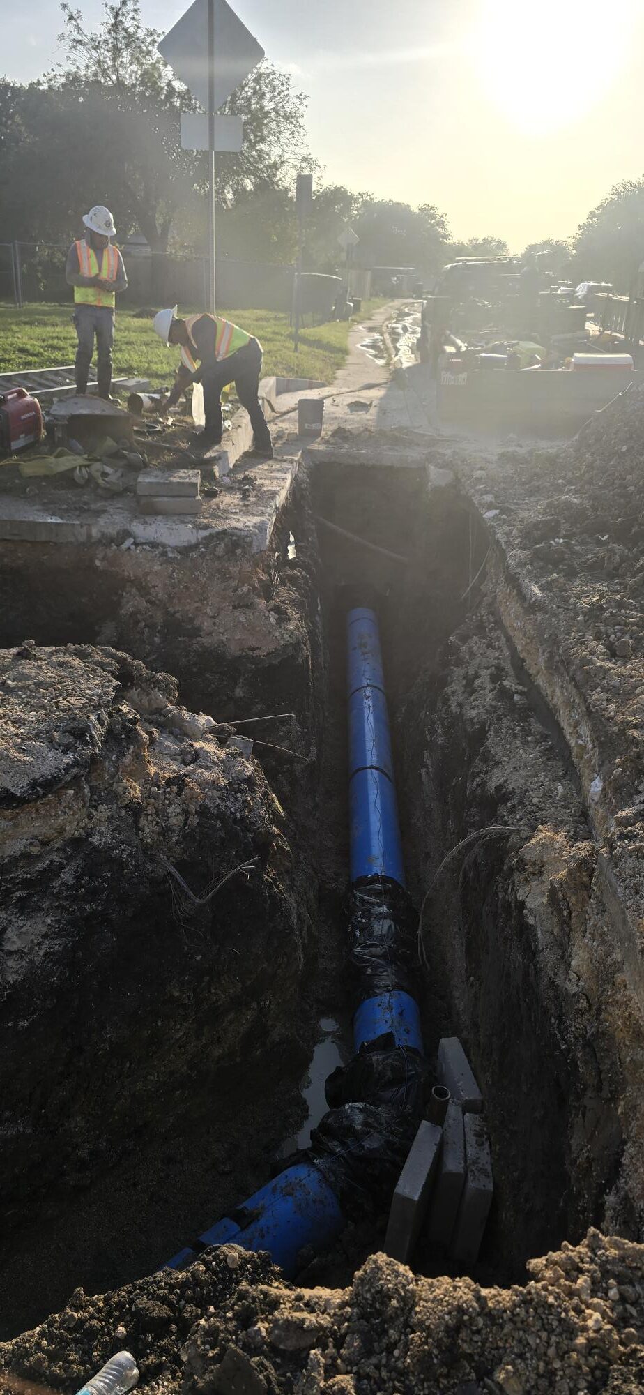 pipe construction
