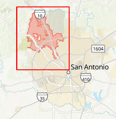 Raw Water Test Advisory Area Map -- June 13, 2026