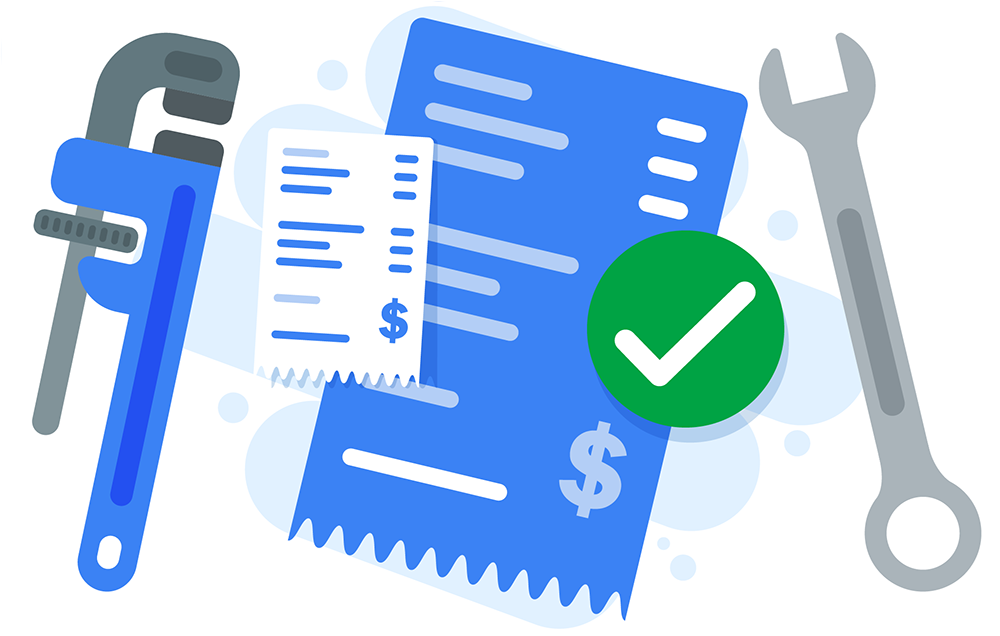 Receipt and tools