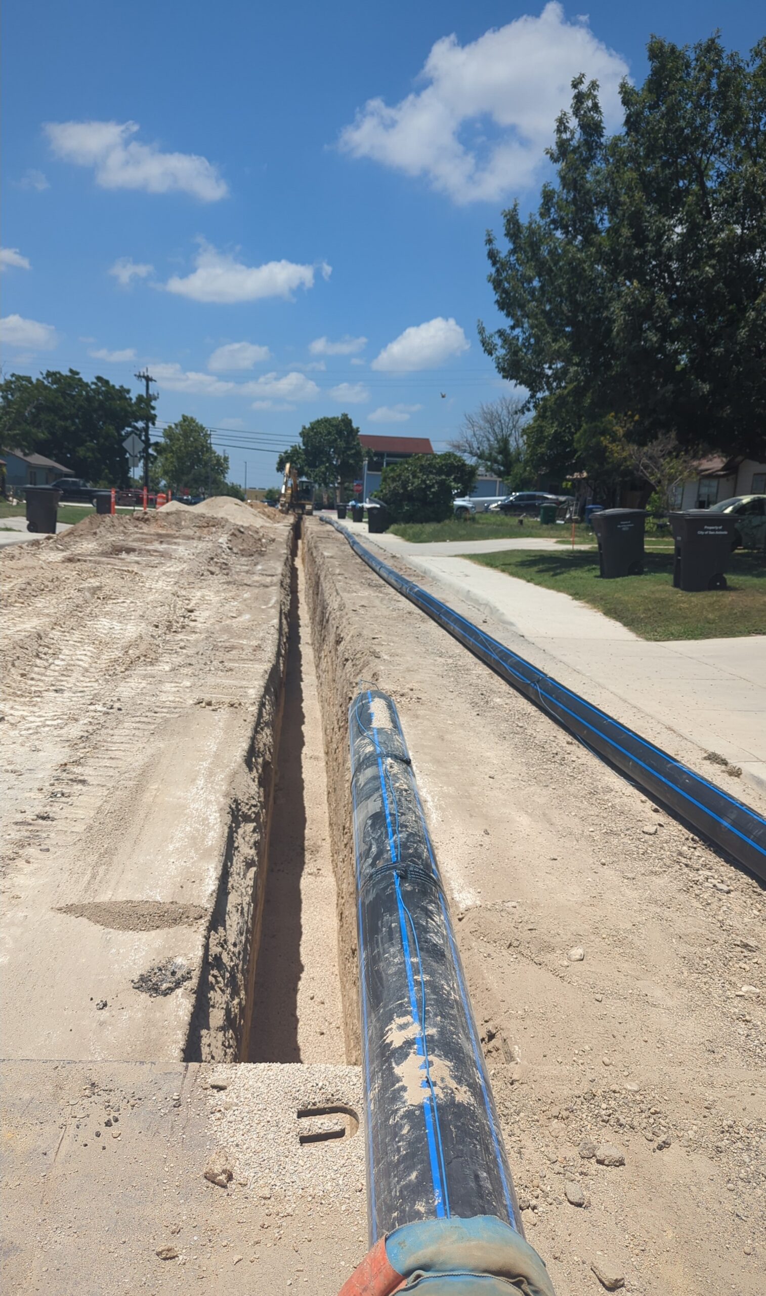 water main installation