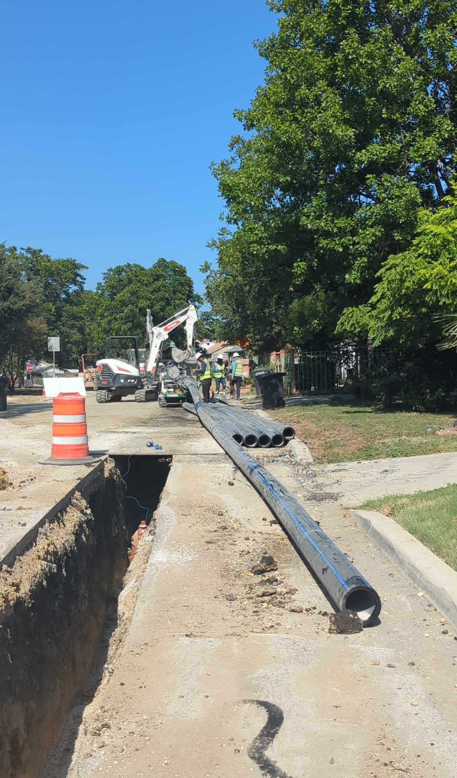 water main installation