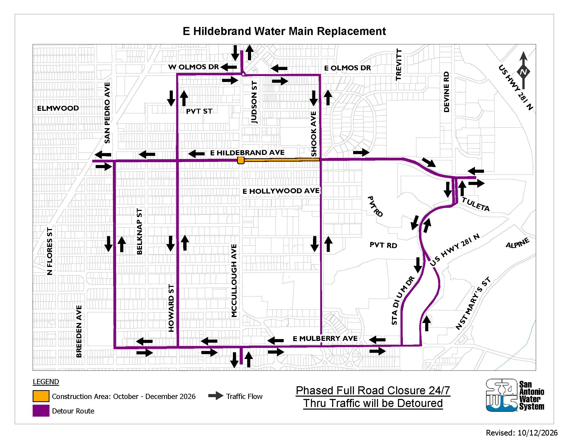 traffic flow map